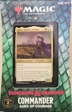 Magic The Gathering Dungeons and Dragons Commander Deck (Aura of Courage) - Image 1