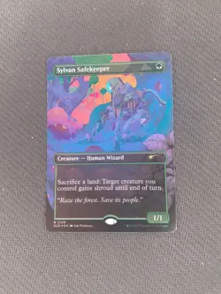Magic The Gathering Galaxy Foil Sylvan Safekeeper Alien Auroras Secret Lair Rare - Image 1