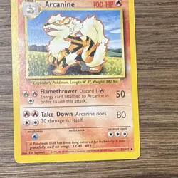 Pokemon TCG Base Set 1999 Electabuzz Kadabra Electrode Arcanine 4 Cards - Image 4