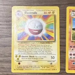 Pokemon TCG Base Set 1999 Electabuzz Kadabra Electrode Arcanine 4 Cards - Image 5