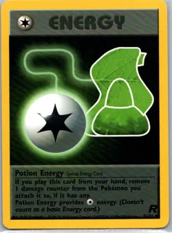 Pokemon TCG Potion Energy 82/82 Team Rocket LP - Image 1