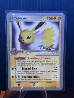 Jolteon ex 109/113 World Championships 2007 Tom Roos Signature Pokemon NM - Image 1