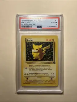 Pokemon Pikachu League Black Star Promo “Ivy Pikachu” PSA 4 WOTC - Image 1