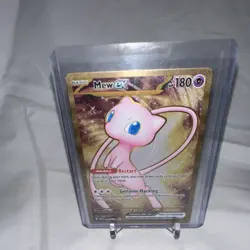 Pokemon Mew EX Metal Ultra Rare Full Art Holo Scarlet & Violet 151 193/165 - Image 1