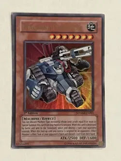 Yugioh Machina Fortress Ultra Rare 1st Edition SDMM-EN001 Unplayed NM/M Yu-Gi-Oh - Image 1
