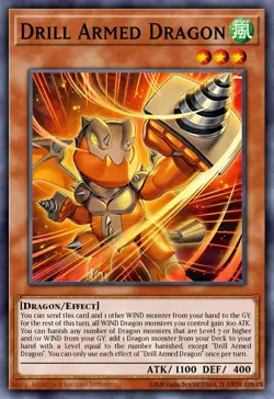 Yu-Gi-Oh - MZMU-EN030 - Drill Armed Dragon - Rare - Image 1