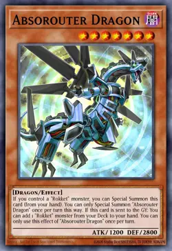 Yu-Gi-Oh - MZMU-EN090- Absorouter Dragon - Rare - Image 1
