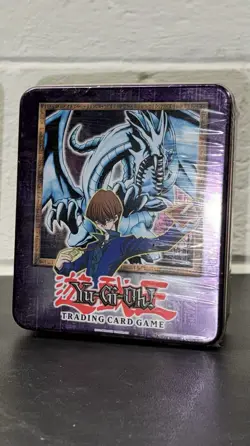 Yu-Gi-Oh 2002 Sealed Collectors Tin Kaiba Blue Eyes White Dragon - Image 1