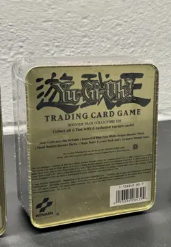 Yu-Gi-Oh 2002 Sealed Collectors Tin Kaiba Blue Eyes White Dragon - Image 2