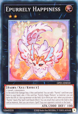 Epurrely Happiness Yu-Gi-Oh! OP21-EN010 Super Rare - Image 1