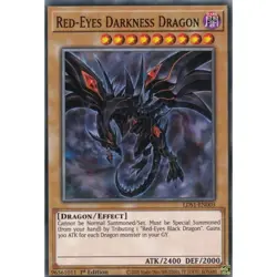 Red-Eyes Darkness Dragon Yu-Gi-Oh! LDS1-EN003 1st Common - Image 1