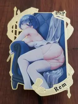 Rem - Re:Zero - Goddess Story Gold Metal LSP Card - #021/100 - Image 1