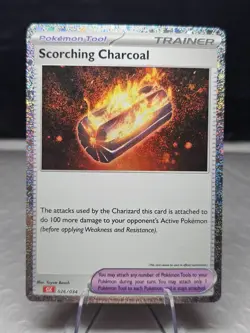 Scorching Charcoal 026/034 Trading Card Game Classic Holo [gls0158] - Image 1