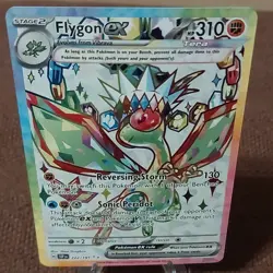 Pokemon TCG Flygon ex 222/191 Sv08 Surging Sparks 310 HP Ultra Rare Holo EX Card - Image 1