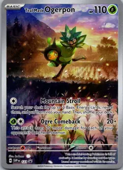 Teal Mask Ogerpon - Promo SV: Scarlet & Violet Promo Cards 123 NM - Image 1