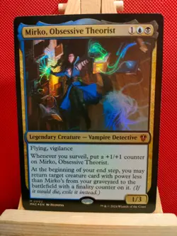 Mirko, Obsessive Theorist FOIL - Murders at Karlov Manor - LP/NM - MTG - Image 1