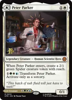 [1x] Peter Parker // Amazing Spider-Man - Foil - Prerelease Promo Near Mint, Eng - Image 1
