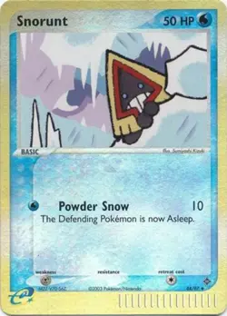 Snorunt - 44/97 - Uncommon - Reverse Holo LP, English Pokemon EX Dragon - Image 1