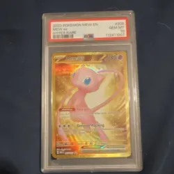 Pokemon Mew ex Hyper Rare Holo 205/165 Scarlet & Violet 151 PSA 10 - Image 1