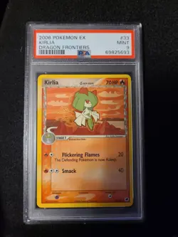 2006 Pokemon Ex Dragon Frontiers Kirlia #33/101 - PSA 9 - Image 1