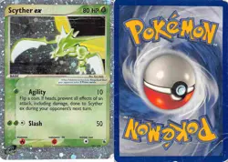 Scyther ex 102/109 Holo Rare EX Ruby & Sapphire Pokemon HP/DMG - Image 3
