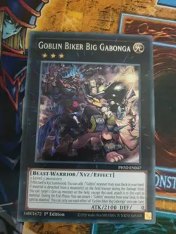 Goblin Biker Big Gabonga 'Secret' PHNI-EN047 Yu-Gi-Oh! - Image 1
