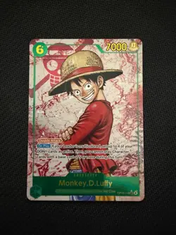 2025 One Piece TCG Carrying On His Will Monkey.D.Luffy Alt Art OP13-118 SEC - NM - Image 1