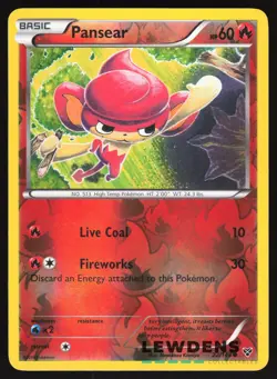 Pansear - 22/146 - Common Reverse Holo - XY Base - Pokemon Card - Image 1