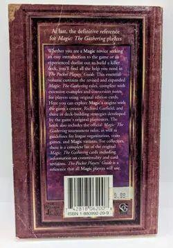 Magic The Gathering Pocket Players Guide Book 1994 WOTC Paperback Card Game MTG - Image 2