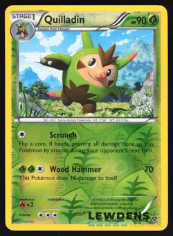 Quilladin - 13/146 - Uncommon Reverse Holo - XY Base - Pokemon Card - Image 1