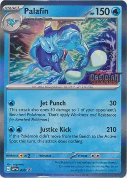 Palafin SVP036 SVP 036 Obsidian Flames Promo Pokemon Card NM - Image 1