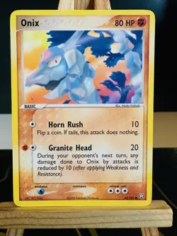 Onix 69/109 Common [NM] [Team Rocket Returns] (2004) Pokemon Card - Image 1