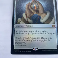 Mox Jasper - Foil TDM NM MTG Pack Fresh In Hand - Image 3