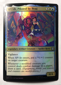 SP dr, Piloted By Peni FOIL 147 Marvel's Spider-Man MTG Magic The Gathering NM - Image 1