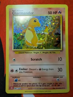 Pokemon Charmander 001/034 Trading Card Game Classic Collection Holo - Image 1