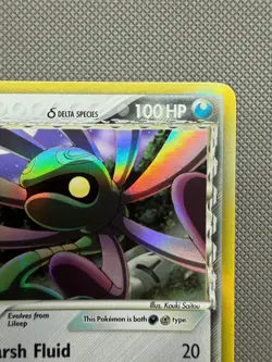 Cradily Delta Species Holo (2/110) ex Holon Phantoms Pokemon Card - Image 3