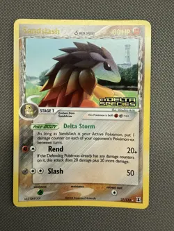 Sandslash Delta Species 27/113 Reverse Holo Rare |ex Delta species Pokemon Card - Image 1