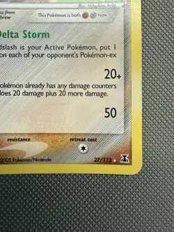 Sandslash Delta Species 27/113 Reverse Holo Rare |ex Delta species Pokemon Card - Image 4