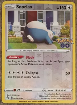 Pokemon GO Lot Of 3 Stamped Reverse Holos - Snorlax 055 - Eevee 054 - Pidove 061 - Image 3