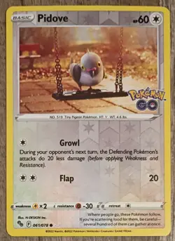 Pokemon GO Lot Of 3 Stamped Reverse Holos - Snorlax 055 - Eevee 054 - Pidove 061 - Image 5