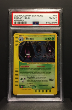 2003 Iksbat Holo | Skyridge | PSA 8 Near Mint | deutsch | Crobat | Pokemon - Image 1