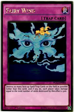 Fairy Wind - PGL3-EN094 - Gold Rare - 1st Edition - Lightly Played - Image 1