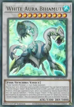 Yugioh! White Aura Bihamut - LED7-EN056 - Ultra Rare - 1st Edition Near Mint, En - Image 1