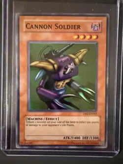 Cannon Soldier Super Rare DB2-EN061 Dark Beginning 2 Yu-Gi-Oh Card - Image 1