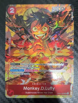 Monkey.D.Luffy (024) (Parallel) OP01-024 Romance Dawn Foil. Very First OP01 Set - Image 1