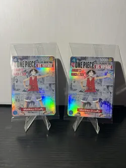 One Piece Monkey D Luffy US Voyage College Basketball 2 Promo Card Sealed - Image 1