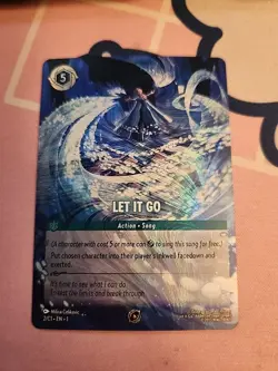 Let It Go (Disney Lorcana Challenge Top 128) 2 Disney Lorcana Promo Cards Holo - Image 1