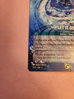 Let It Go (Disney Lorcana Challenge Top 128) 2 Disney Lorcana Promo Cards Holo - Image 2
