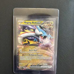 Raging Bolt EX 123/162 Double Rare S & V Temporal Forces Pokemon Card - Image 1