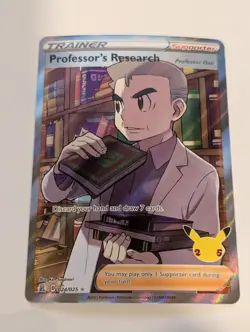 Professor's Research 024/025 Celebrations 25th Anniversary Pokemon Holo Foil - Image 1